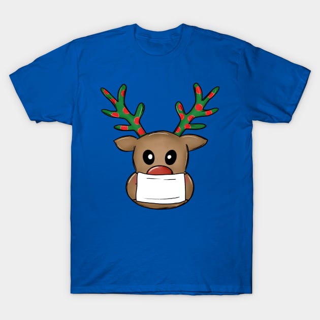 christmas reindeer T-Shirt by ithacaplus
